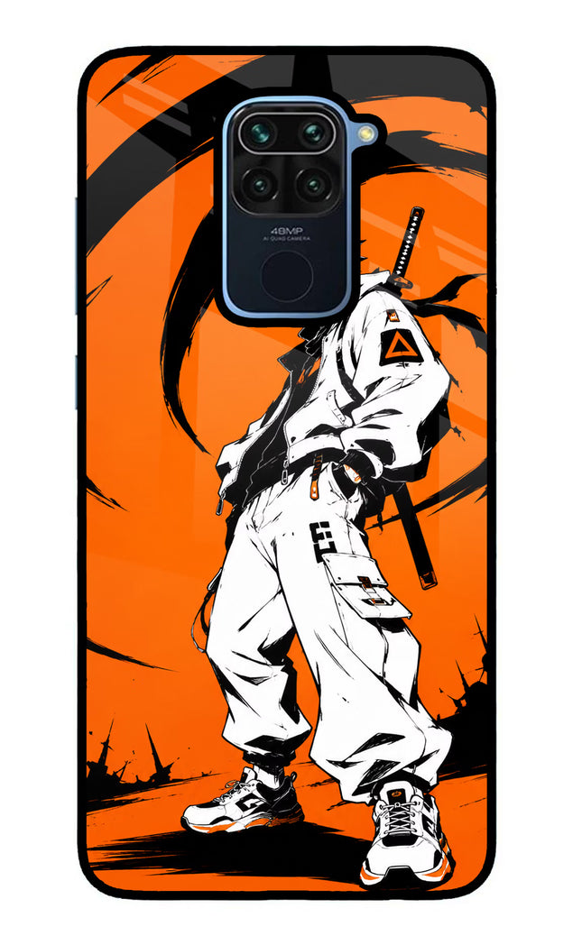 Street Samurai  Redmi Note 9 Glass Case