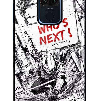 Who's Next Redmi Note 9 Glass Case Back Cover by Casekaro