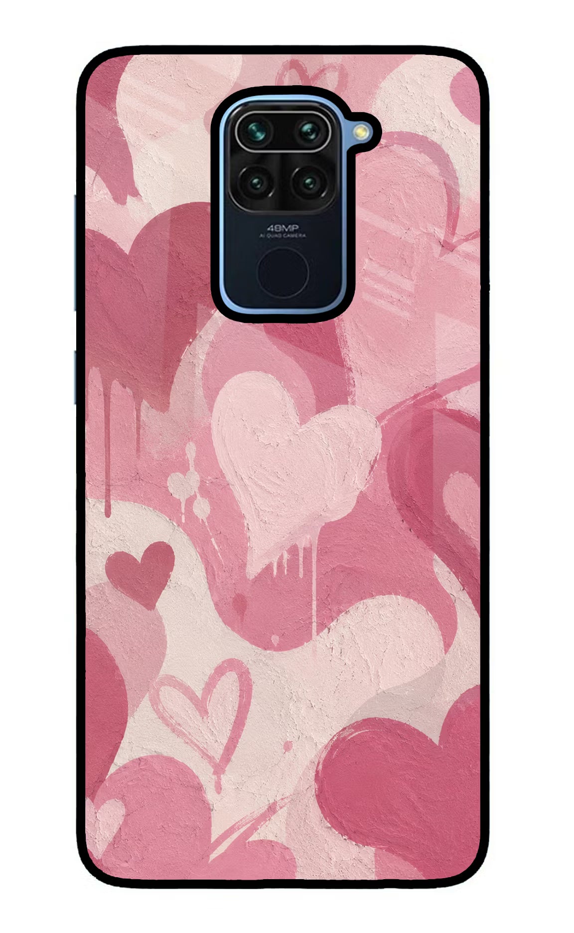 Hearty case Redmi Note 9 Glass Case