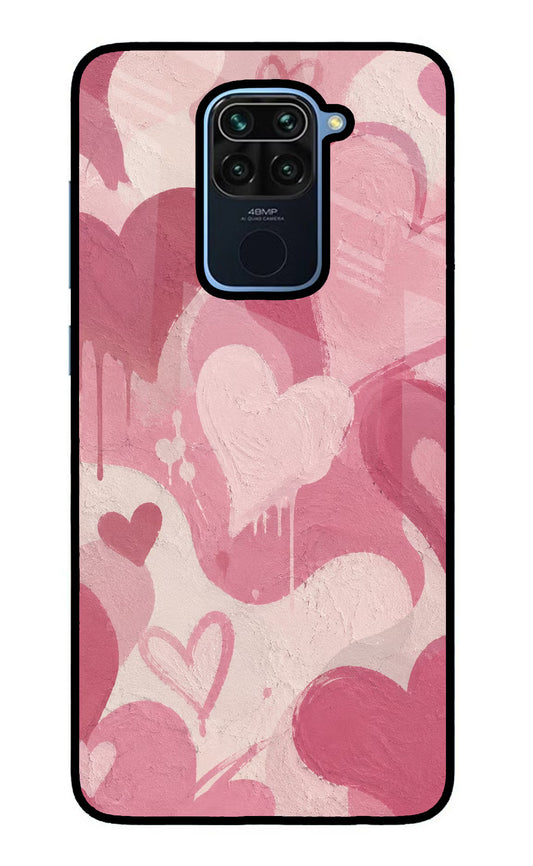 Hearty case Redmi Note 9 Glass Case