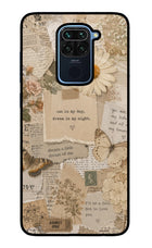 Vintage case Redmi Note 9 Glass Case