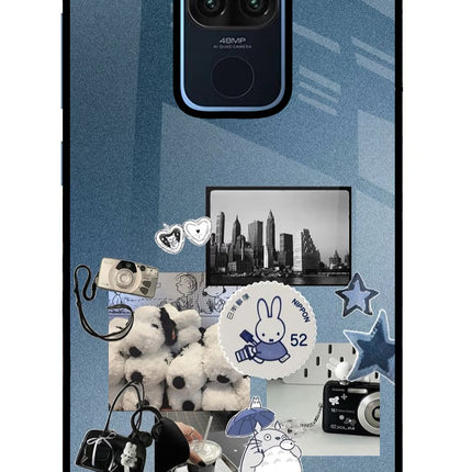 Miffy Redmi Note 9 Glass Case Back Cover by Casekaro