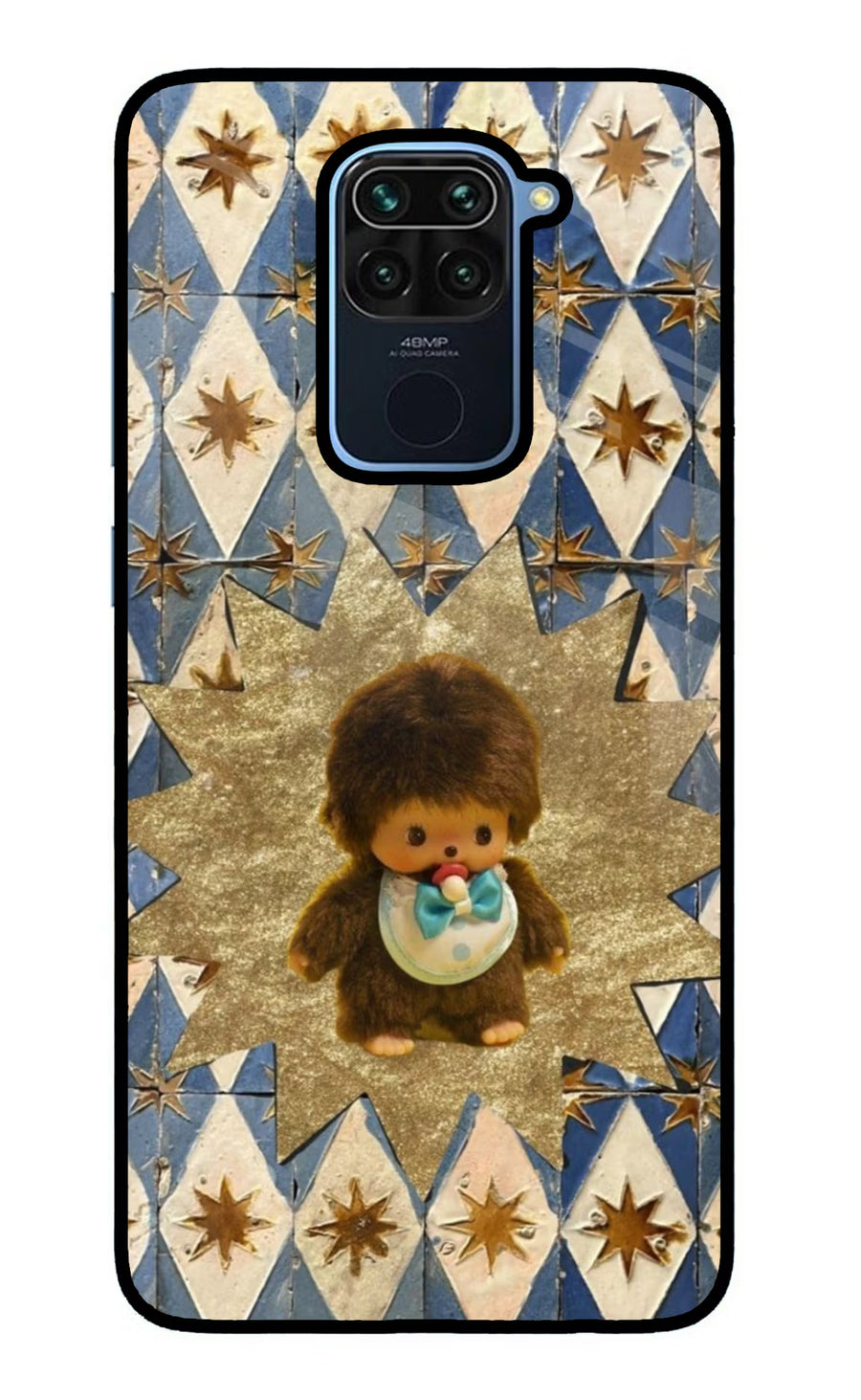Woodooo Redmi Note 9 Back Cover, Glass case