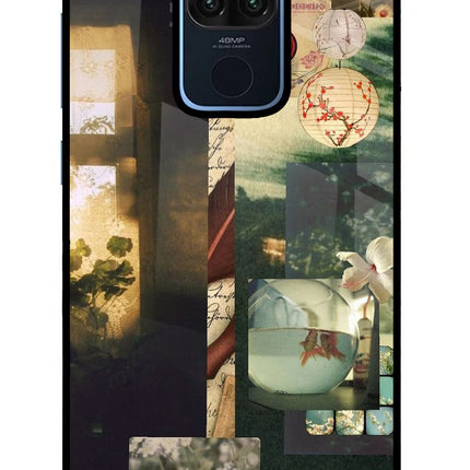 Summer Redmi Note 9 Glass Case
