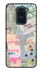Studio Ghibli Redmi Note 9 Glass Case