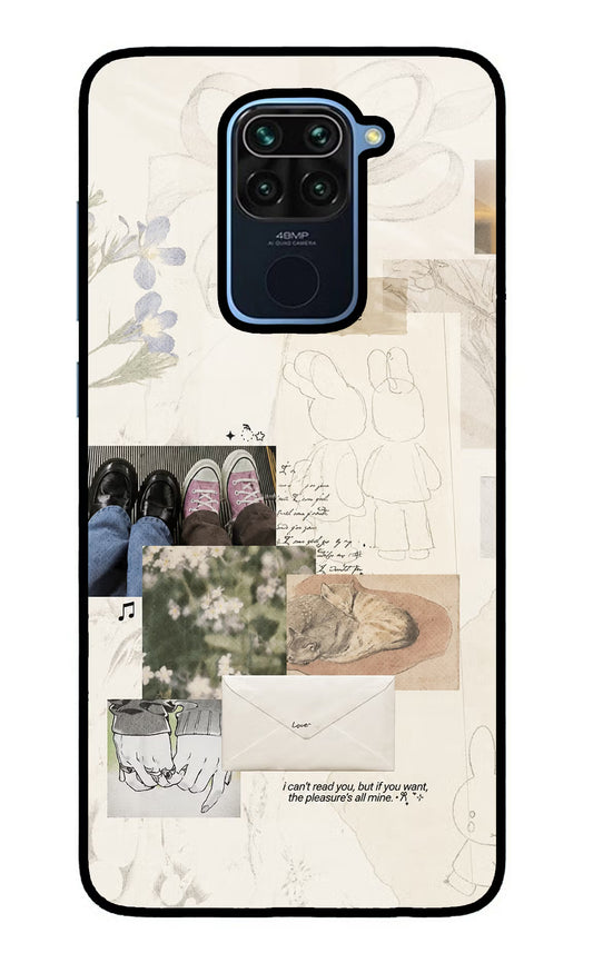 Soft Aesthetic Redmi Note 9 Glass Case