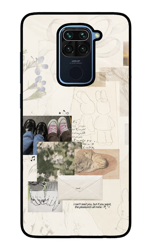 Soft Aesthetic Redmi Note 9 Glass Case