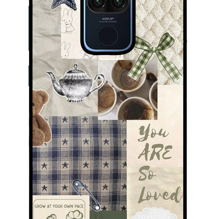 Cookie Redmi Note 9 Glass Case Back Cover by Casekaro