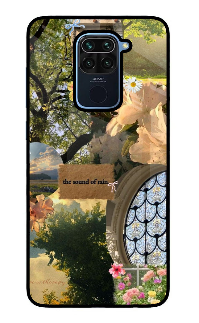 Rain Redmi Note 9 Glass Case