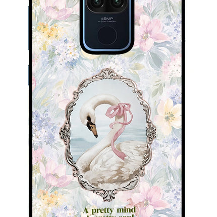 Pretty Mind Pretty Soul Redmi Note 9 Glass Case