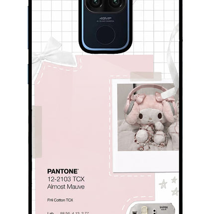 Pantone Asthetic Redmi Note 9 Glass Case