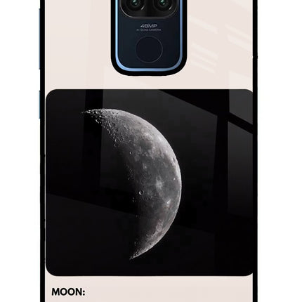 Moon Phase Redmi Note 9 Glass Case