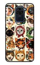 Cool Cat Redmi Note 9 Glass Case