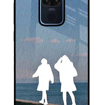 Coastal Dream Redmi Note 9 Glass Case Back Cover by Casekaro