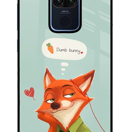 Nick Charm Redmi Note 9 Glass Case
