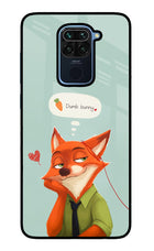 Nick Charm Redmi Note 9 Glass Case