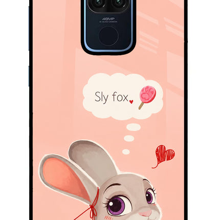 Judy Charm Redmi Note 9 Glass Case