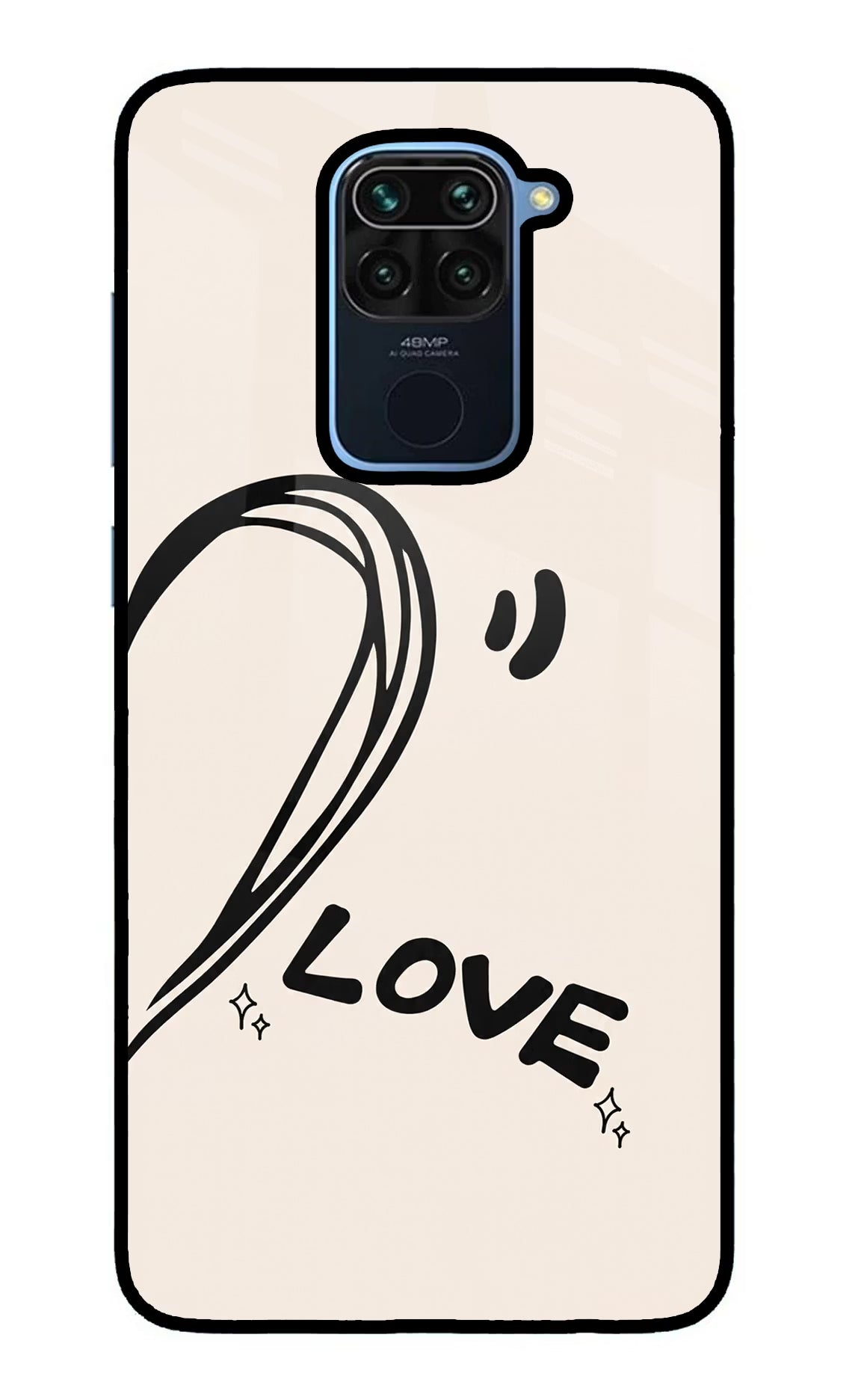 Soul Line Redmi Note 9 Glass Case