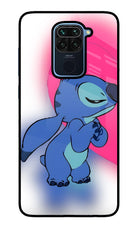 Stitch Hug Redmi Note 9 Glass Case