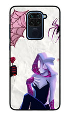 Gwen Verse Redmi Note 9 Glass Case