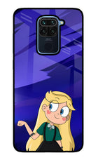 Star Glow Redmi Note 9 Glass Case