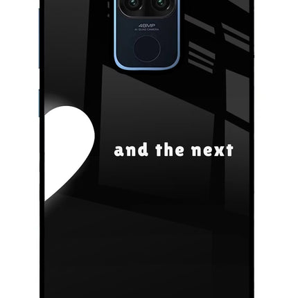 Next World Redmi Note 9 Glass Case Back Cover by Casekaro