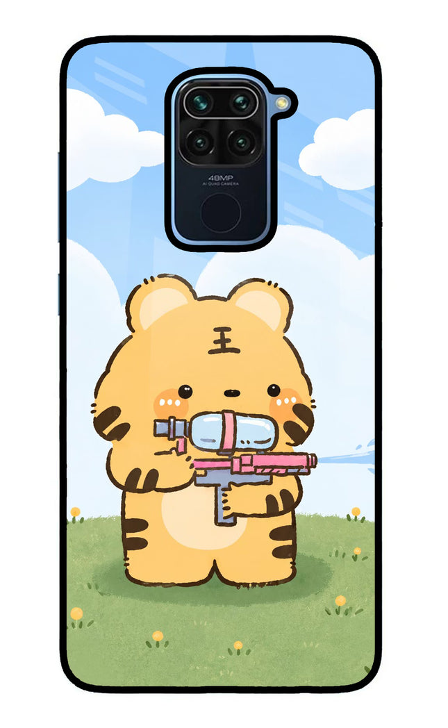 Tiger Treat Redmi Note 9 Glass Case