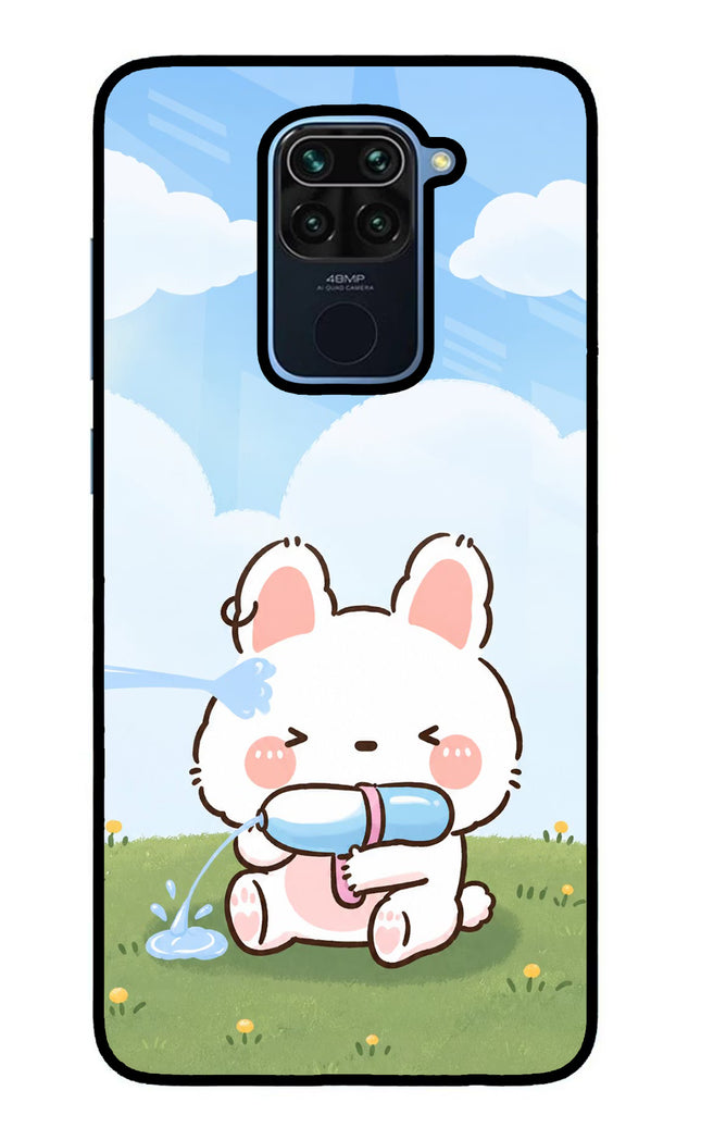 Bunny Treat Redmi Note 9 Glass Case