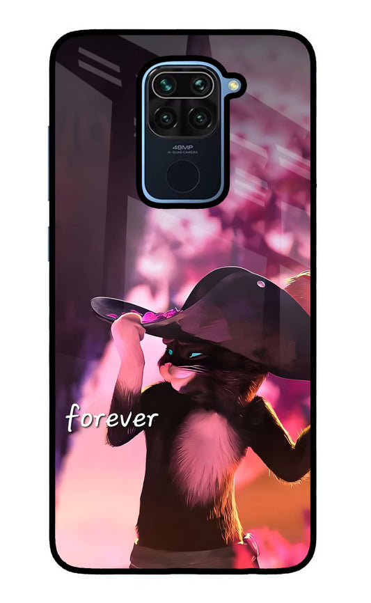 Forever Cat Redmi Note 9 Glass Case