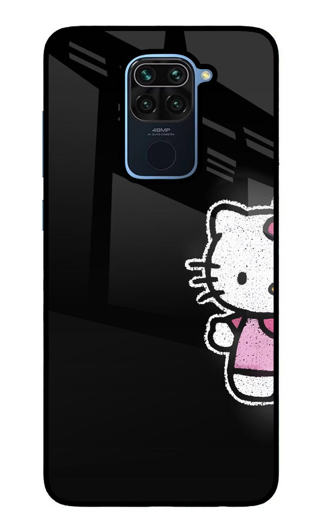 Kitty Charm Redmi Note 9 Glass Case