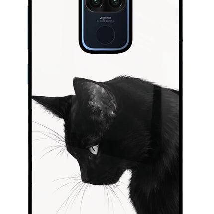 Shadow Gaze Redmi Note 9 Glass Case Back Cover by Casekaro
