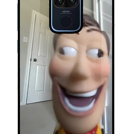 Side Eye Woody Redmi Note 9 Glass Case