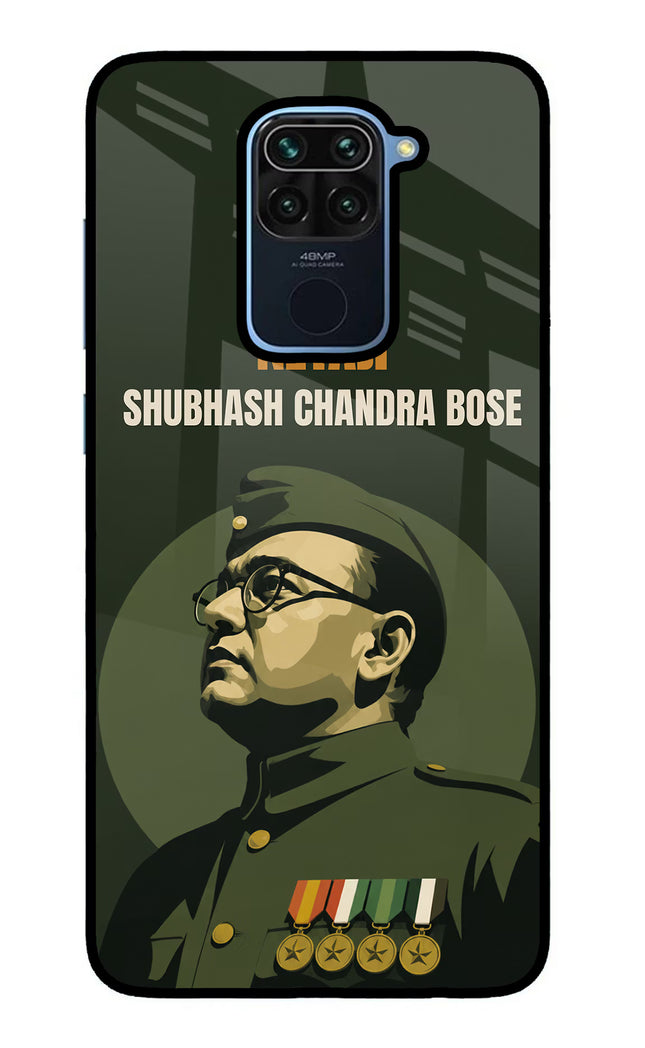 Netaji Legacy Redmi Note 9 Glass Case