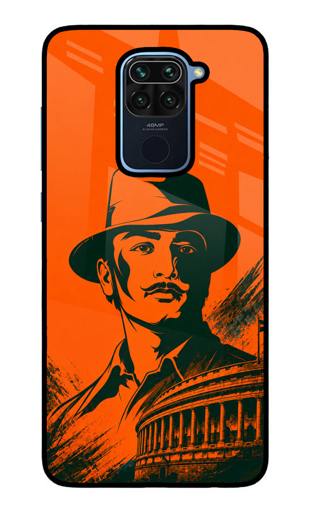 Bhagat Singh Legacy Redmi Note 9 Glass Case