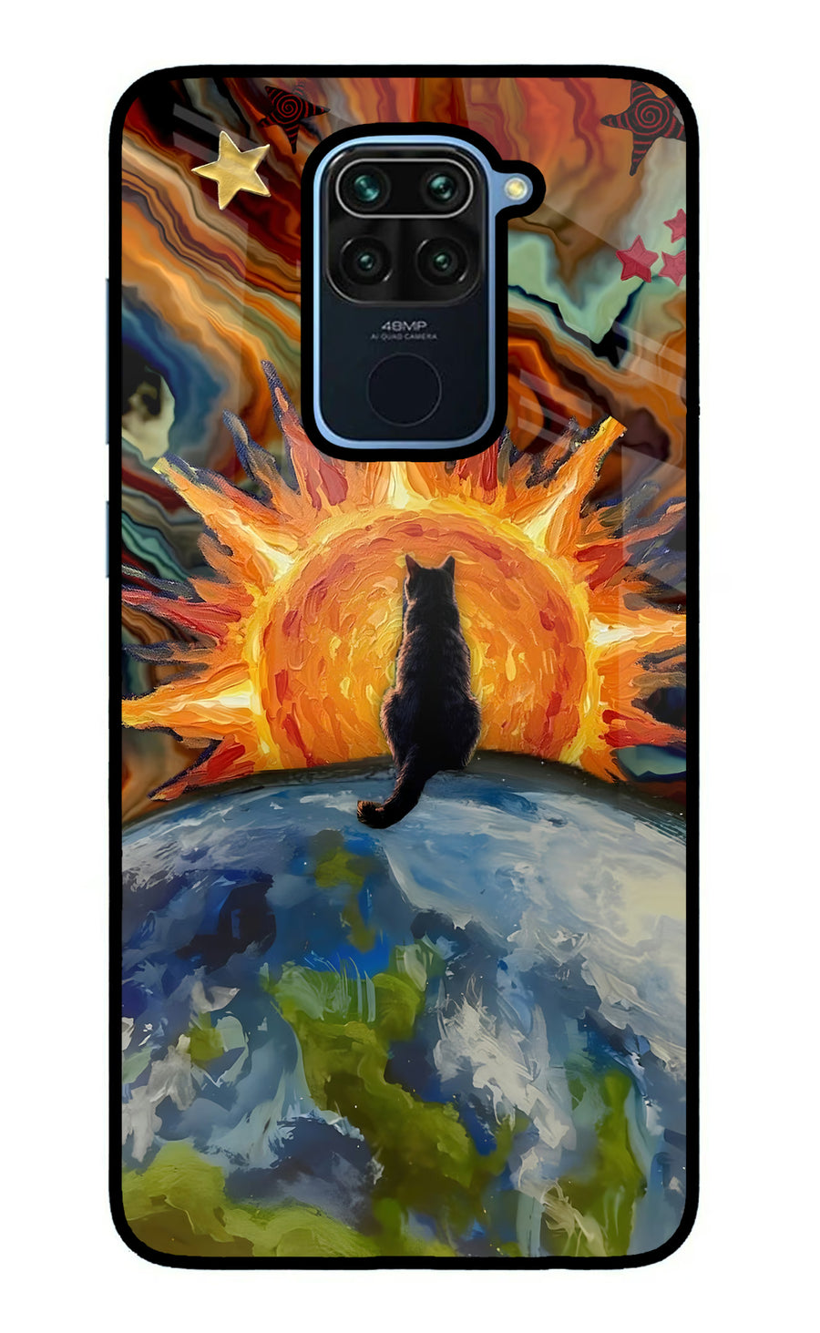 Sunrise Beyond Redmi Note 9 Back Cover, Glass case