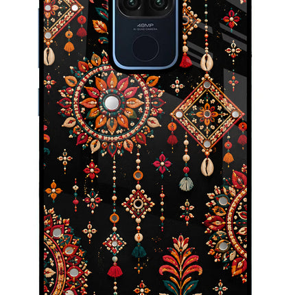 Boho Noir Redmi Note 9 Glass Case