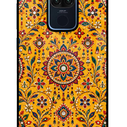 Sunlit Aura Redmi Note 9 Glass Case