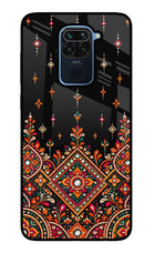 Noir Mehfil Redmi Note 9 Glass Case