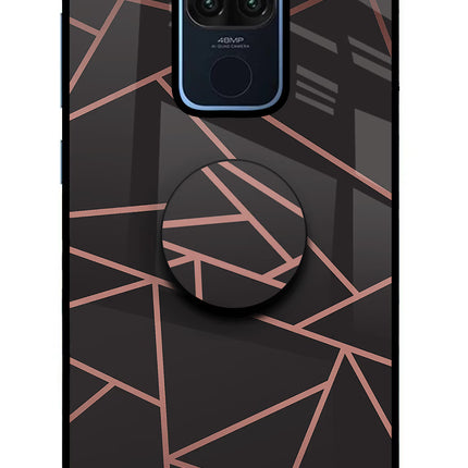Geometric Pattern Redmi Note 9 Pop Case by Casekaro