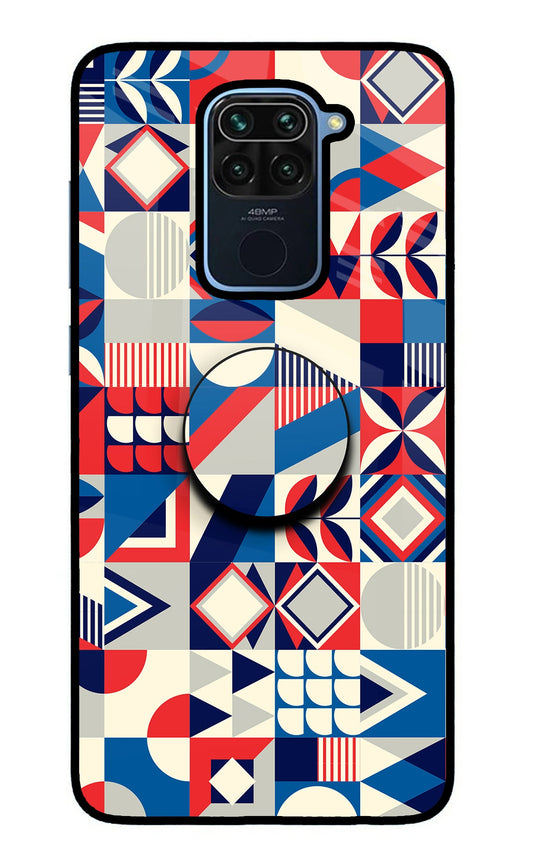 Colorful Pattern Redmi Note 9 Glass Case