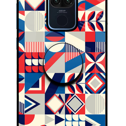 Colorful Pattern Redmi Note 9 Pop Case by Casekaro
