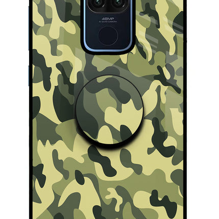 Camouflage Redmi Note 9 Pop Case by Casekaro
