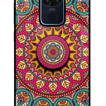 Mandala Redmi Note 9 Glass Case