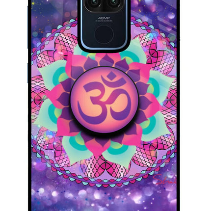 Om Purple Redmi Note 9 Pop Case by Casekaro