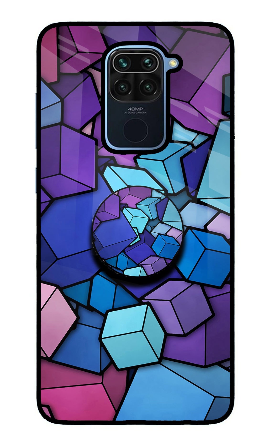 Cubic Abstract Redmi Note 9 Pop Case