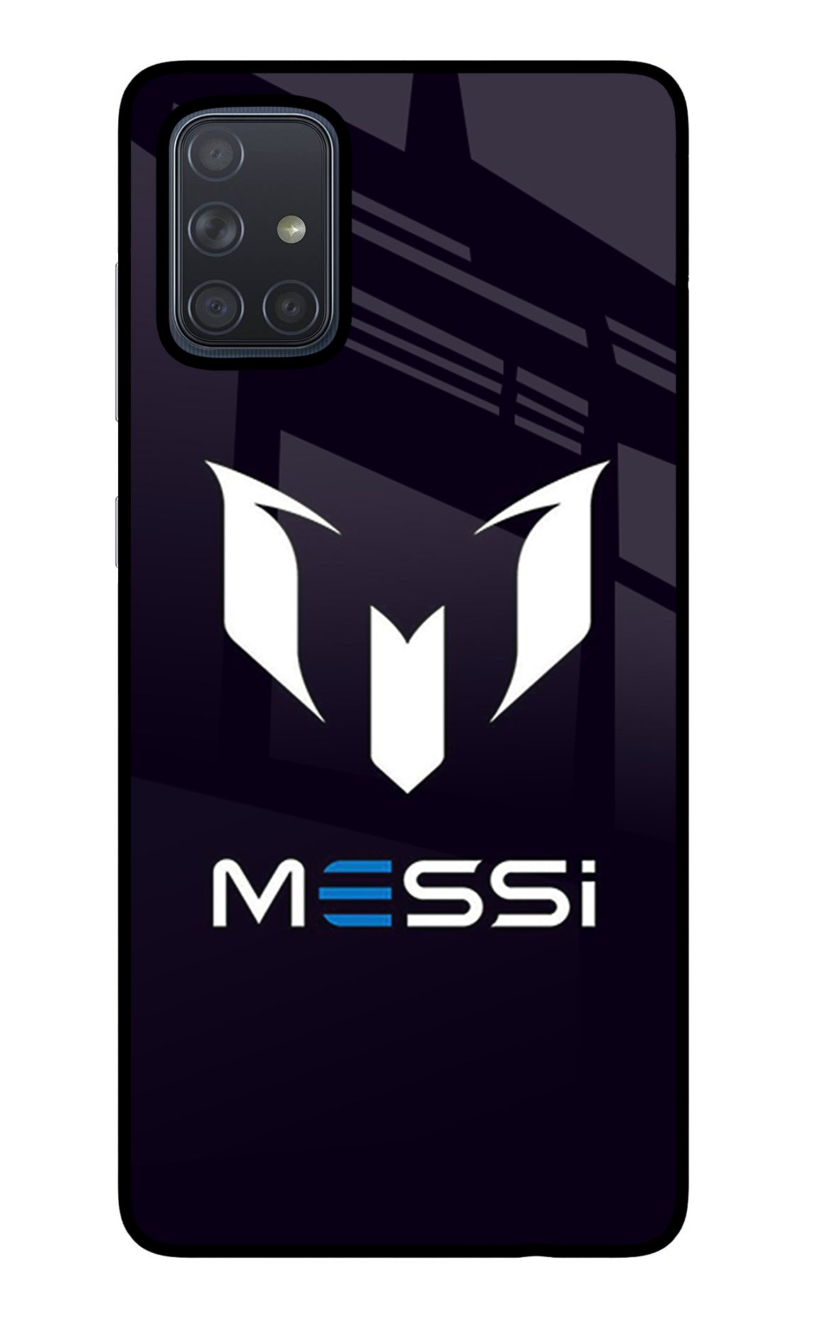 Messi Logo Samsung A71 Back Cover