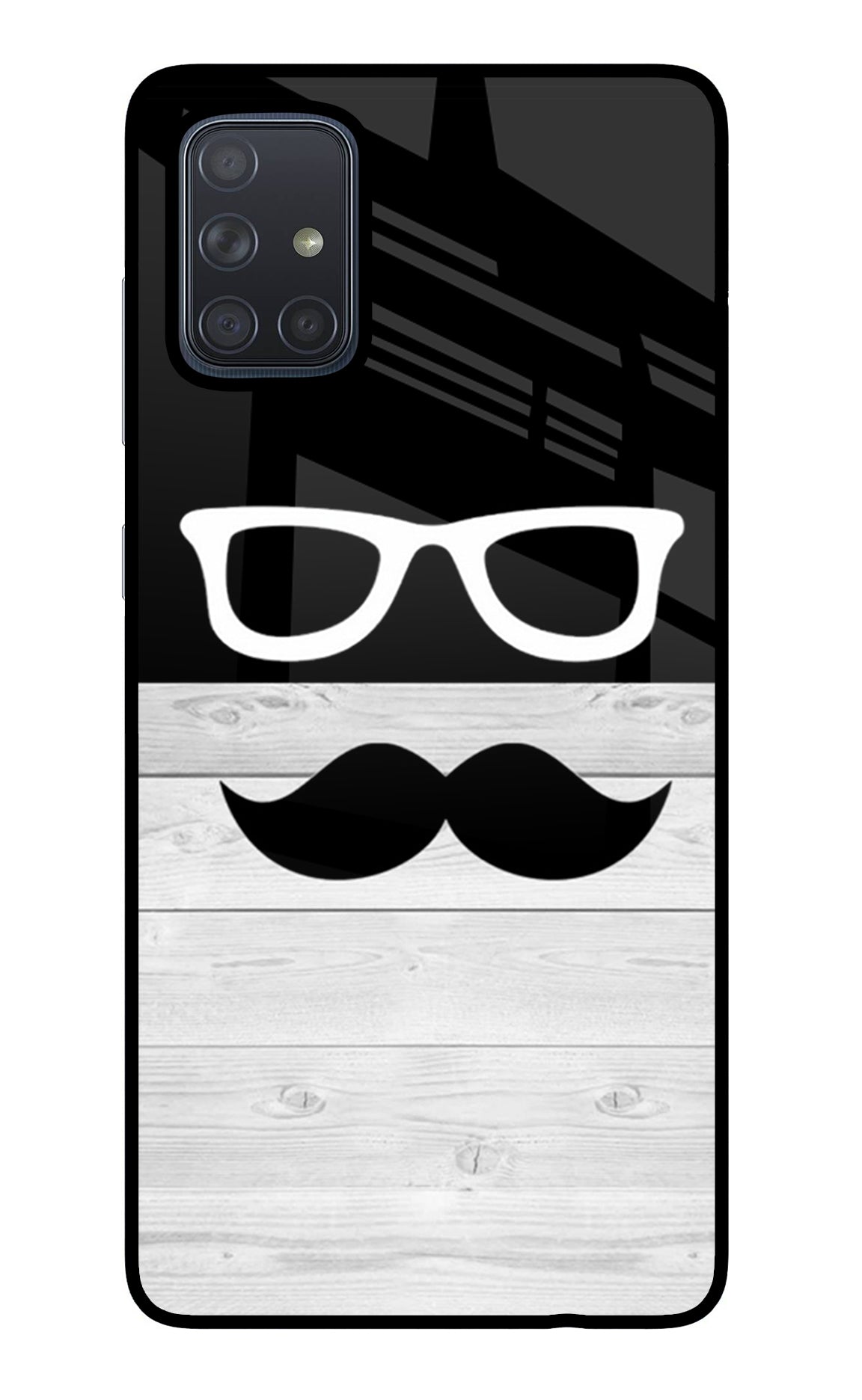 Mustache Samsung A71 Back Cover