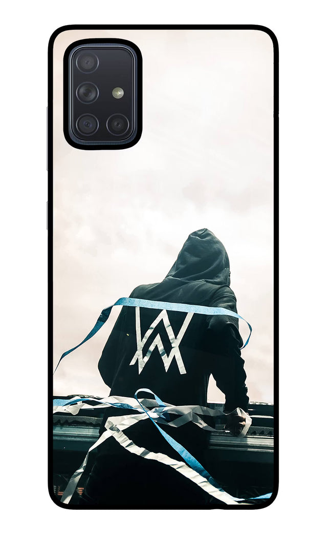 Alan Walker Samsung A71 Glass Case Back Cover by Casekaro