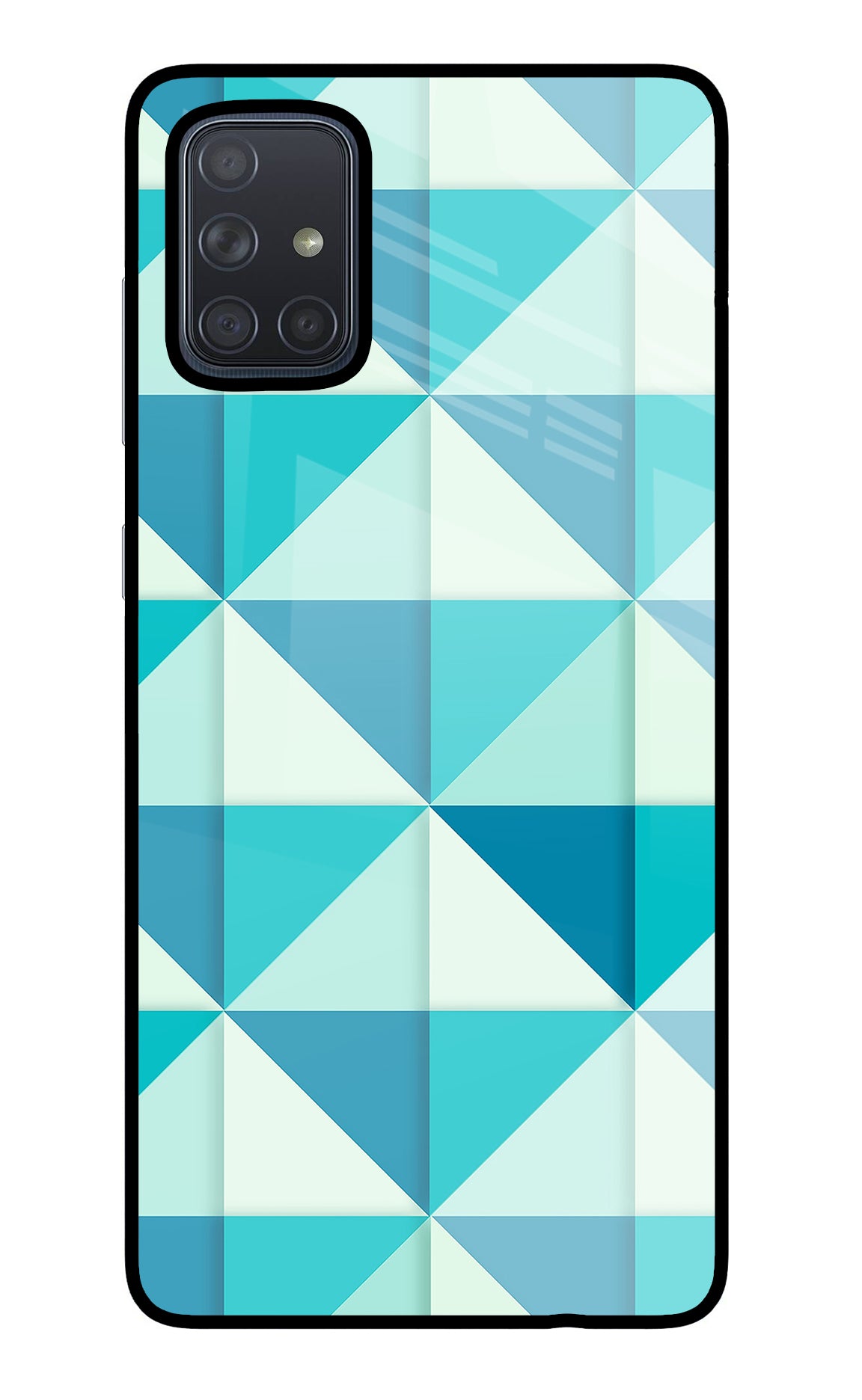 Abstract Samsung A71 Glass Case