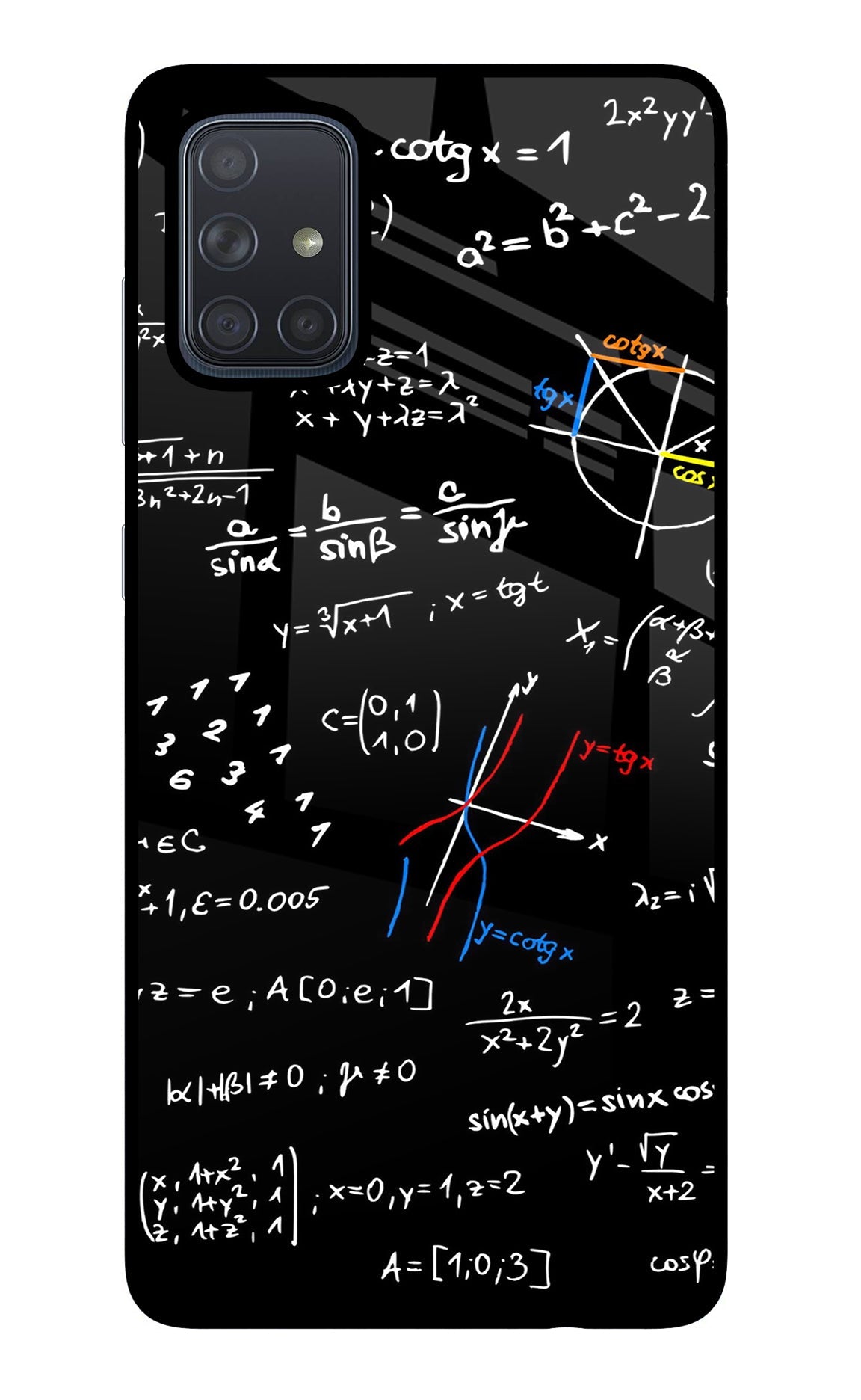 Mathematics Formula Samsung A71 Back Cover